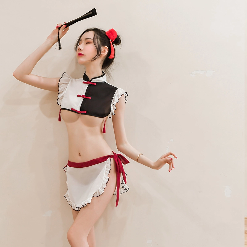 チャイナ風メイド・ランジェリーセット