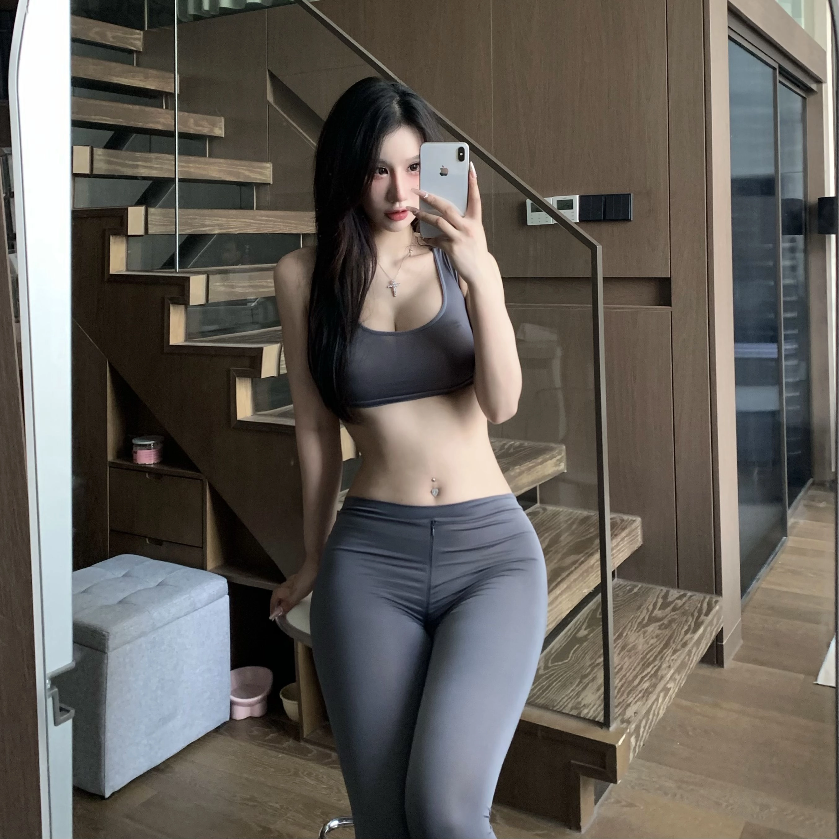 セクシーシースルー・スポーツウェアセット