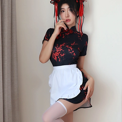 チャイナ風メイド・ランジェリーセット