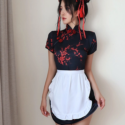 チャイナ風メイド・ランジェリーセット