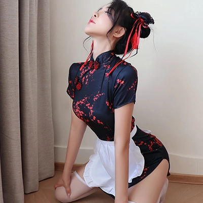 チャイナ風メイド・ランジェリーセット
