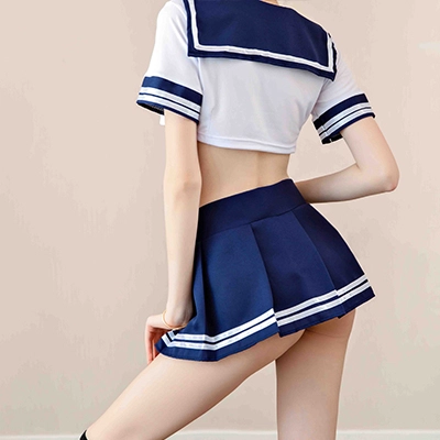 セクシーセーラー服風ランジェリーセット